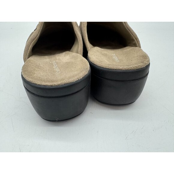 Croft & Barrow Womens Charity Clogs Shoes Size 10M Taupe Slip On Mules Workwear - Picture 11 of 13